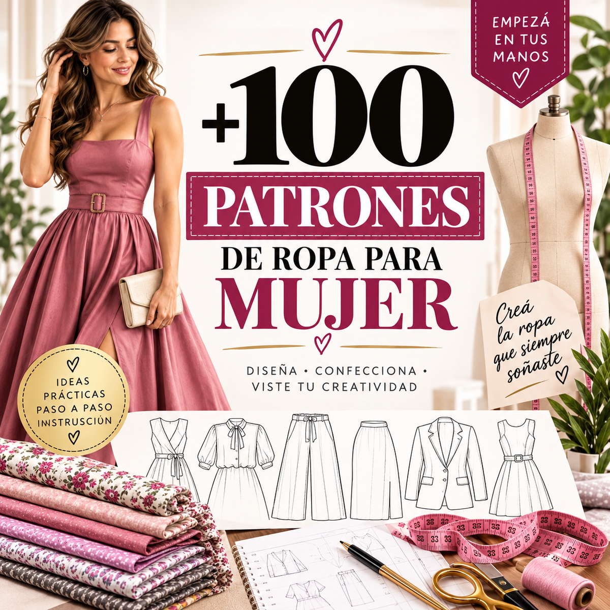 100 Patrones de Ropa Para Mujer